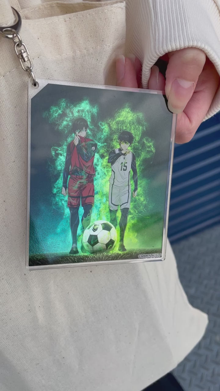 ブルーロック】箔押しキーホルダー 潔 世一 & 糸師 凛 – コレクション